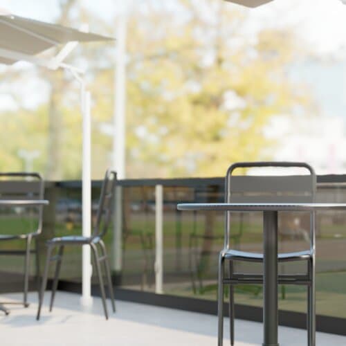LOKR outdoor lounge
